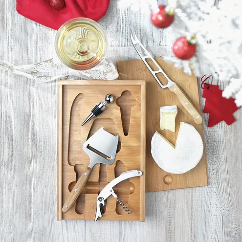 Cheese and Wine Gift Set