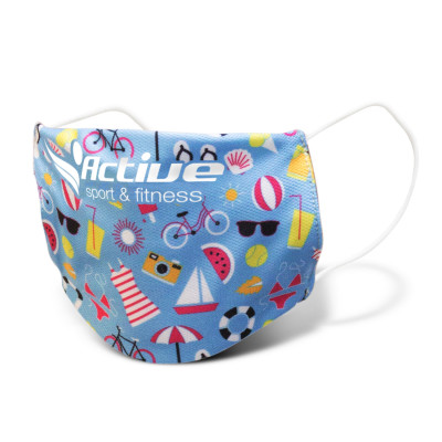 Reusable Face Mask Full Colour - Small 