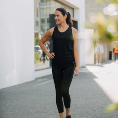 Womens 7/8 Tights Mid Rise