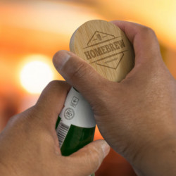 Bamboo Bottle Opener 