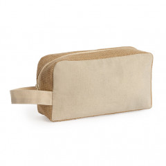 Siena Toilet Bag in Cotton and Jute