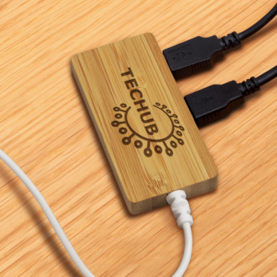 Bamboo USB Hub 