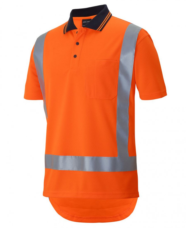 Hi Vis (D+N) S/S Non Cuff TTMC-W Traditional Polo | Withers and Co | Hi Vis Apparel