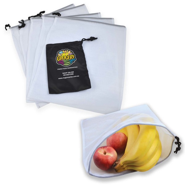 Harvest Produce Bags in Pouch | Branded Pouch | Printed Pouch NZ | Logoline | Withers & Co