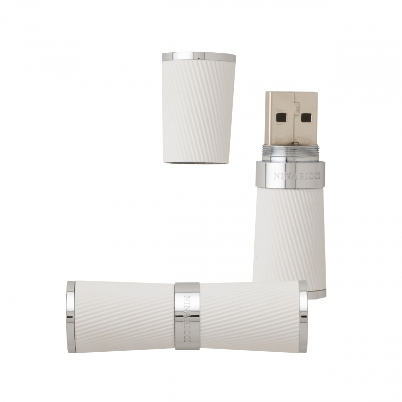 Nina Ricci USB Stick Dune White 16GB | Nina Ricci Corporate Gifts NZ | Nina Ricci Wholesale NZ