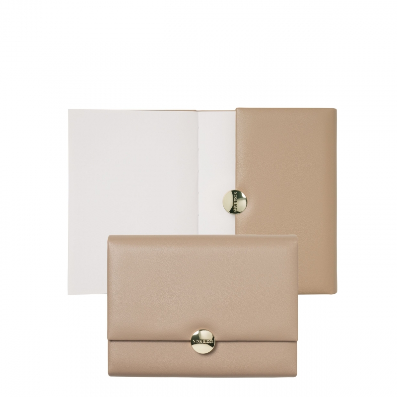 Nina Ricci Note Pad A6 Médaillon Taupe