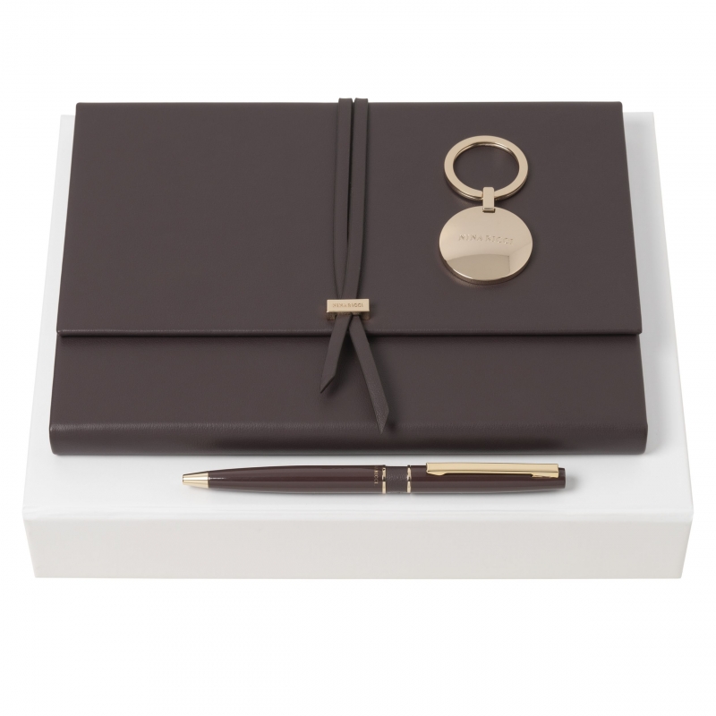 Set Nina Ricci (Ballpoint Pen, Note Pad A5 & Key Ring) | Nina Ricci Corporate Gifts NZ | Nina Ricci Wholesale NZ