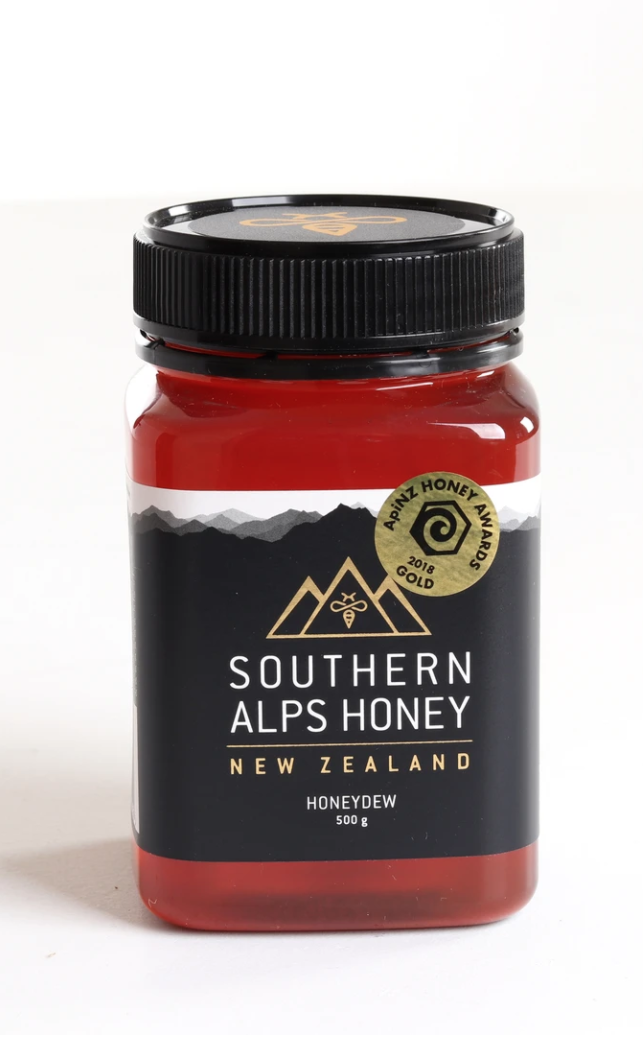 Southern Alps Honey - Beech Honeydew Honey 500g | NZ Mades Gifts | NZ Made Corporate Gifts