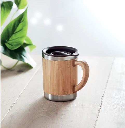 Custom Mocca Bamboo Tumbler | Custom Bamboo Tumbler | Promotional Products NZ | Branded merchandise NZ | Branded Merch | Personalised Merchandise | Custom Promotional Products | Promotional Merchandise | Custom Merchandise | Personalised Cup