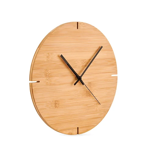 Custom Bamboo Wall clock | Custom Wall clock | Promotional Products NZ | Branded merchandise NZ | Branded Merch | Personalised Merchandise | Custom Promotional Products | Promotional Merchandise | Custom Merchandise | Personalised Clock