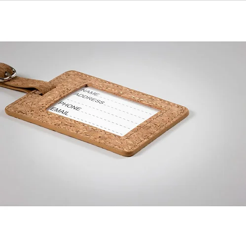 Coco Cork Luggage tag