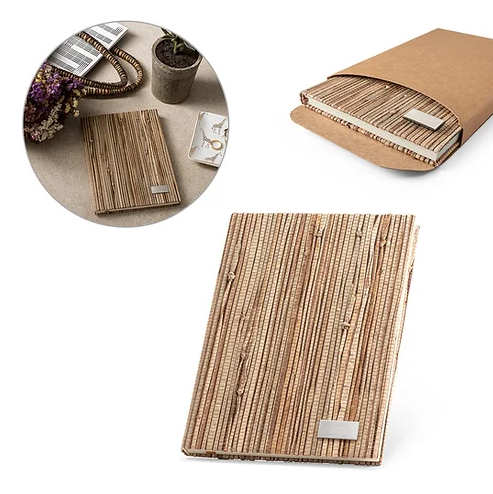 Neruda Natural Straw Notebook