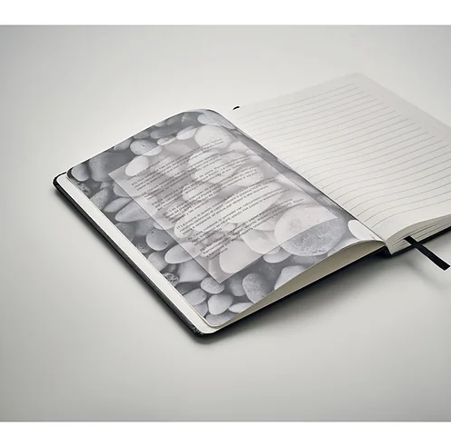 Recycled Cover Stone Paper Notebook | Custom Notebook | Notebooks NZ | A5 Notebook NZ | Personalised Notebooks NZ | Custom Merchandise | Merchandise | Promotional Products NZ | Branded merchandise NZ | Branded Merch | Personalised Merchandise | Custom Pro