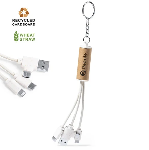 Recycled Cardboard Charging Cable | Custom Charging Cable | Custom Merchandise | Merchandise | Promotional Products NZ | Branded merchandise NZ | Branded Merch | Personalised Merchandise | Custom Promotional Products | Promotional Merchandise