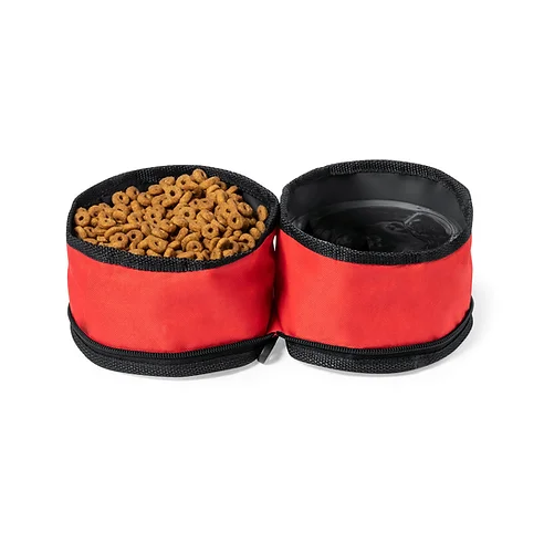 RPET Two Compartment Foldable Pet Bowl