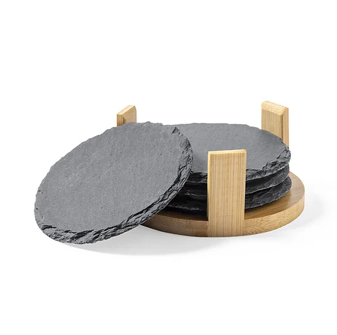 4-piece Slate coaster set