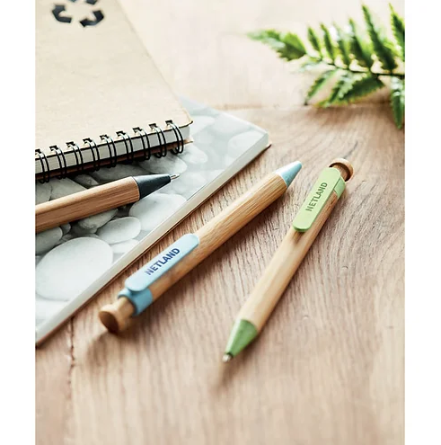 Bamboo & Wheat Pen | Personalised Pens NZ | Wholesale Pens Online | Custom Merchandise | Merchandise | Promotional Products NZ | Branded merchandise NZ | Branded Merch | Personalised Merchandise | Custom Promotional Products | Promotional Merchandise