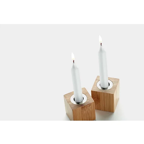 Bamboo candle stand holders