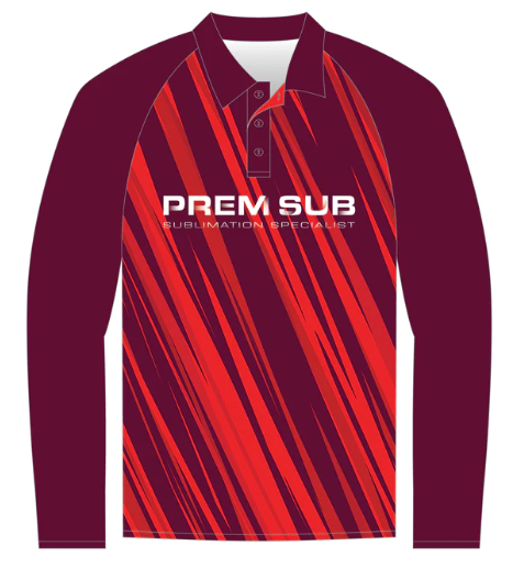 Longsleeve Polos | Custom Sublimation Apparel | logo printing on clothing | online custom clothing nz | custom apparel | Custom Merchandise | Merchandise | Promotional Products NZ | Branded merchandise NZ | Branded Merch | Personalised Merchandise