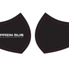 Accessories Sublimated 2 Panel Face Mask