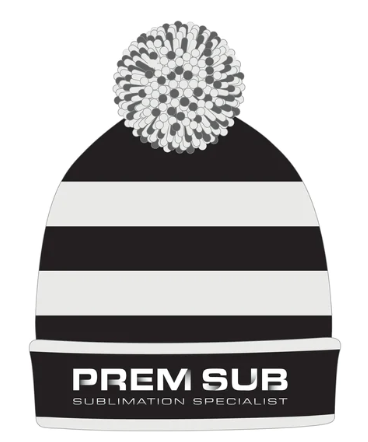 Accessories Knitted Beanie with Pompoms