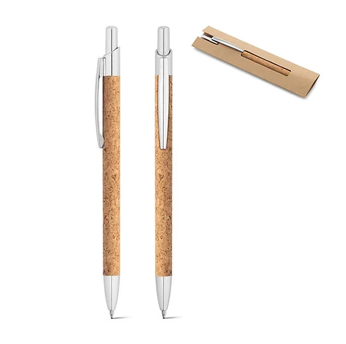 Ball Pen in Cork and Aluminium | Ball Pen | Personalised Pens NZ | Wholesale Pens Online | Custom Merchandise | Merchandise | Promotional Products NZ | Branded merchandise NZ | Branded Merch | Personalised Merchandise | Custom Promotional Products 