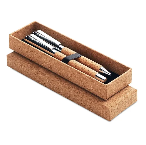 Qbec Cork Pen Set | Personalised Pens NZ | Wholesale Pens Online | Customised Gifts NZ | Corporate Gifts | Custom Merchandise | Merchandise | Promotional Products NZ | Branded merchandise NZ | Branded Merch | Personalised Merchandise | Custom Promotional 