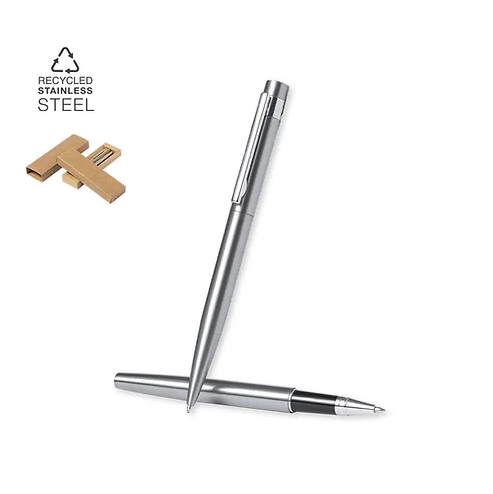 Kaylax Recycled Stainless Steel Pen Set | Wholesale Pens Online | Personalised Pens NZ | Custom Merchandise | Merchandise | Promotional Products NZ | Branded merchandise NZ | Branded Merch | Personalised Merchandise | Custom Promotional Products |