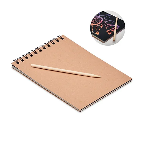 Scratching Notebook and Pen