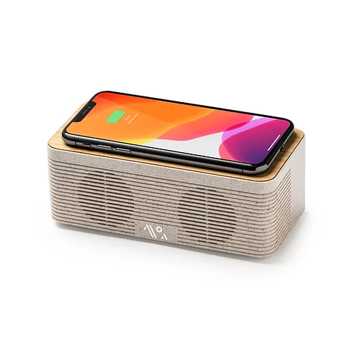 Zatox Wheat and Bamboo Wireless Speaker