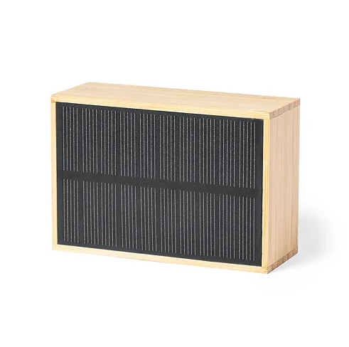 Solar Speaker in Bamboo