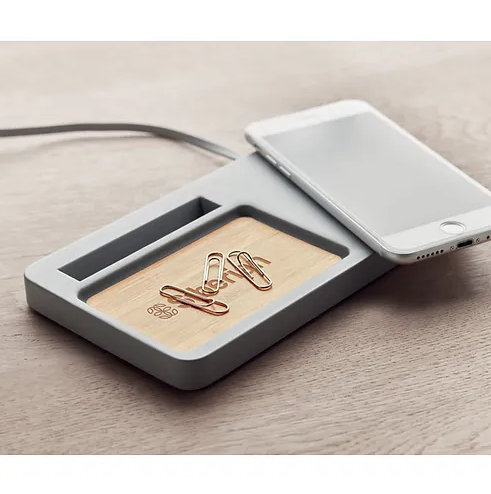 Desk Organiser - Wireless Charger | Custom Portable Charger | Customised Wireless Charger | Customised Desk Organiser | Custom Merchandise | Merchandise | Customised Gifts NZ | Corporate Gifts | Promotional Products NZ | Branded merchandise NZ |
