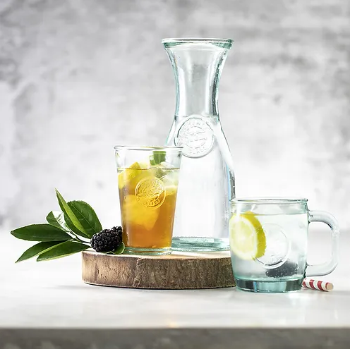 Zaslet Recycled glass carafe | glass carafe | Customised glass carafe | Personalised glass carafe | Custom Merchandise | Merchandise | Customised Gifts NZ | Corporate Gifts | Promotional Products NZ | Branded merchandise NZ | Branded Merch