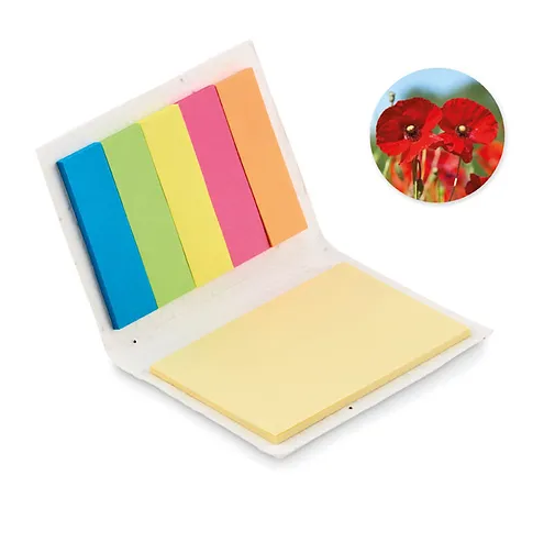 Seed Paper Sticky Notepad | Post it Notes NZ  | Custom Post it Notes NZ | Custom Merchandise | Merchandise | Customised Gifts NZ | Corporate Gifts | Promotional Products NZ | Branded merchandise NZ | Branded Merch | Personalised Merchandise | Custom Promo