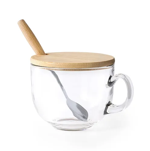 Yirax Glass Mug with Spoon | Personalised Mugs | Personalised Mugs NZ | Custom Mugs | Mug with Spoons | Custom Mug with Spoon | Personalised Mug with Spoon | Customised Mug with Spoon | Custom Merchandise | Merchandise | Customised Gifts NZ |