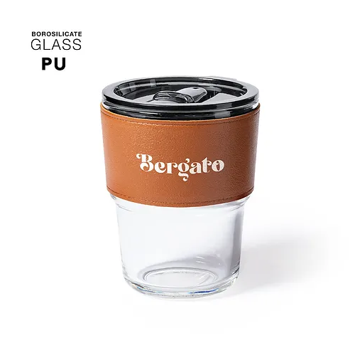 Take away design glass cup - 400ml | Personalised Cup | Reusable Coffee Cup | Custom Merchandise | Merchandise | Customised Gifts NZ | Corporate Gifts | Promotional Products NZ | Branded merchandise NZ | Branded Merch | Personalised Merchandise |