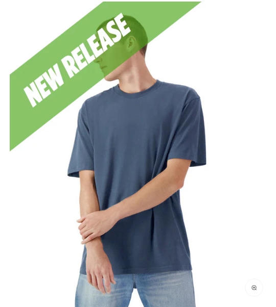 American Apparel Unisex Faded Heavyweight Cotton T