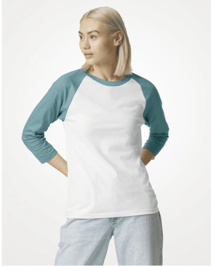 American Apparel CVC Unisex Raglan T-shirt
