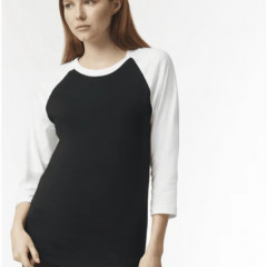 American Apparel CVC Unisex Raglan T-shirt