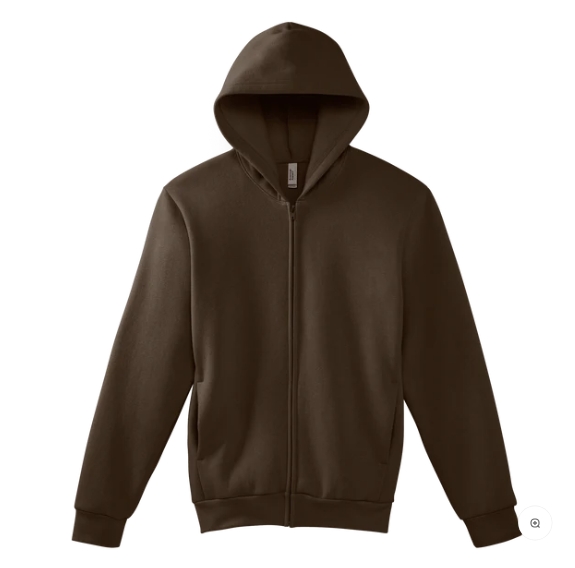 American Apparel Reflex Fleece Unisex Full Zip Hooded Sweat