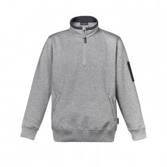 Unisex 1/4 Zip Brushed Fleece Pullover