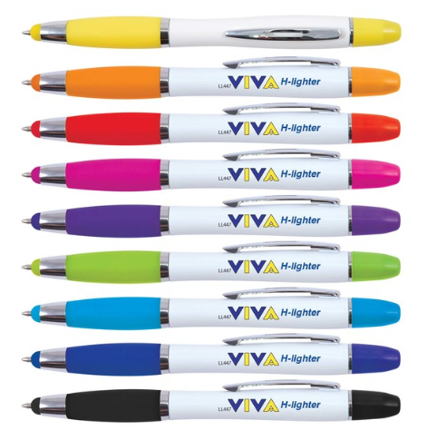 Viva Stylus Pen & Highlighter | Personalised Stylus Pen | Personalised Pens NZ | Wholesale Pens Online | Custom Highlighter | Customised Highlighter | Personalised Highlighter | Custom Merchandise | Merchandise | Customised Gifts NZ | Corporate Gifts | 