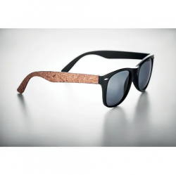 Sunglasses with cork arms