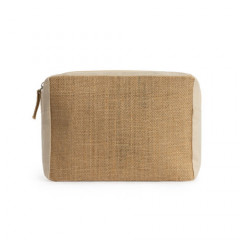 Arona Toilet Bag in Cotton and Jute