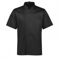 Mens Alfresco Short Sleeve Chef Jacket