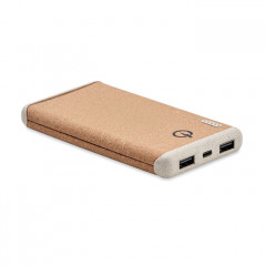 Ralia Cork/Wheat Straw Wireless Charger and Power Bank