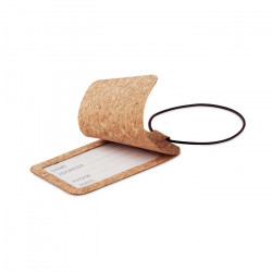 Cork Luggage Tag