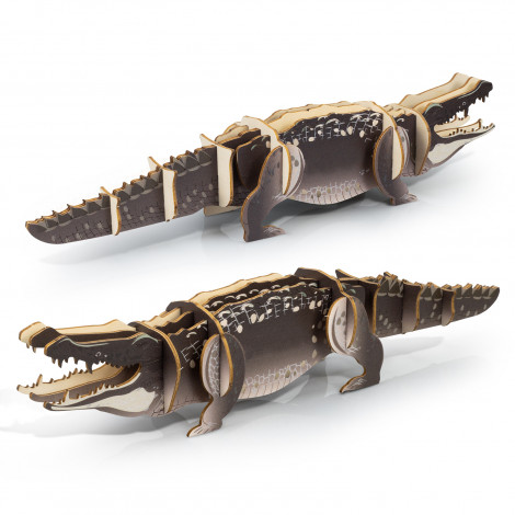 BRANDCRAFT Crocodile Wooden Model