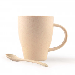 Avenue Wheat Fibre Cup and Spoon