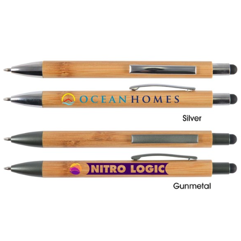 Aspen Bamboo Pen / Stylus | Wholesale Pens Online | Personalised Pens NZ | Personalised Stylus Pen | Custom Merchandise | Merchandise | Customised Gifts NZ | Corporate Gifts | Promotional Products NZ | Branded merchandise NZ | Branded Merch | 